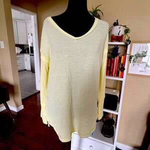 Yellow Long Sleeve Top